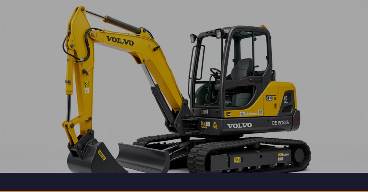 Volvo CE ECR25 Electric — kompakt batterigravemaskin