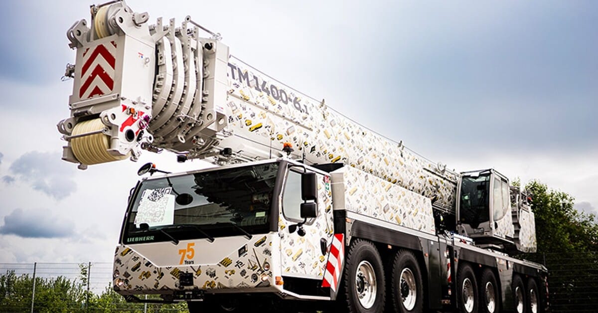 Liebherr Delivers First LTM 1400-6.1 to Australia – Everwilling Group Takes Delivery of Global Market's Most Powerful 6-Axle Mobile Crane