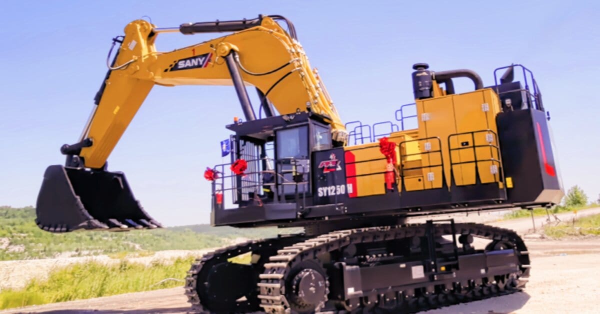 SANY SY1250H 120-Ton Mining Excavator Makes European Debut at Bosnia Coal Mine