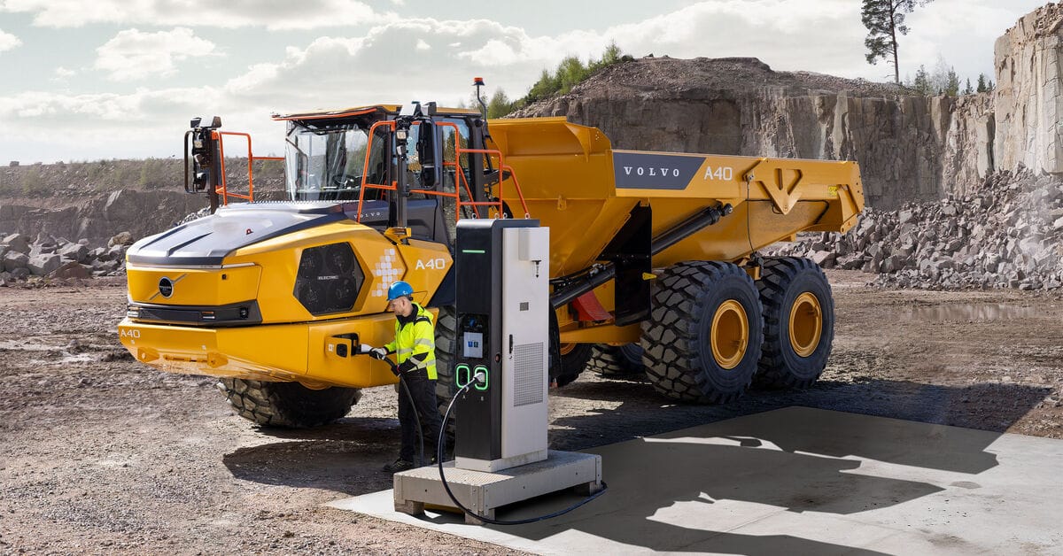 Volvo CE begins world-first serial production of electric articulated haulers