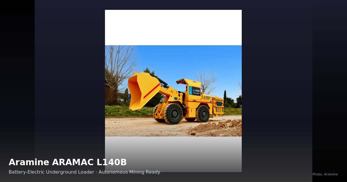 Aramine and Sensmore Deploy Autonomous Battery-Electric Underground Loader at Cemex Germany