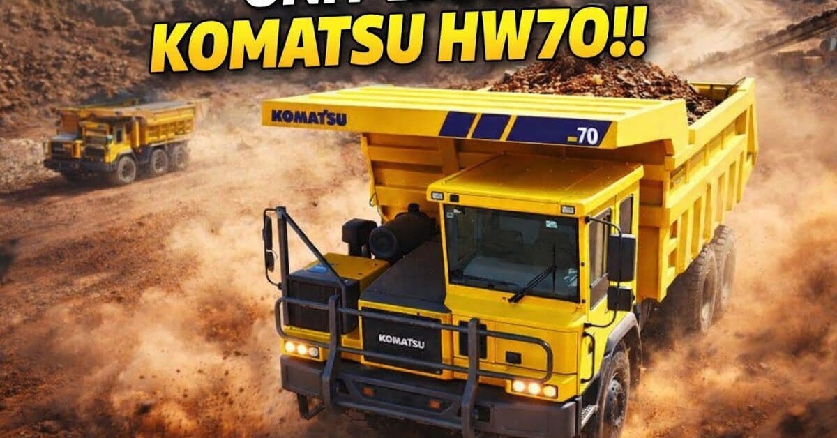 Komatsu Enters Wide Body Mining Truck Market with HW70 — First Units Delivered in Indonesia