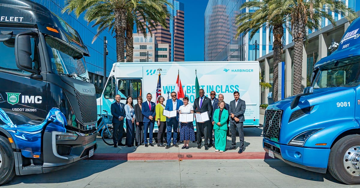 Five West Coast Governments Launch BC2BC Zero-Emission Truck Corridor Along I-5