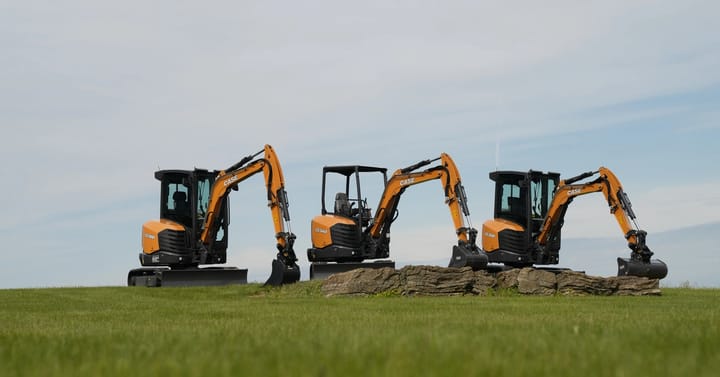 CASE Expands D Series Lineup with Three New 3-Ton Mini Excavators