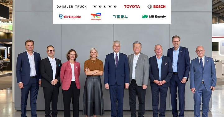 Hydrogen coalition sets out full plan to scale fuel-cell trucking in Europe
